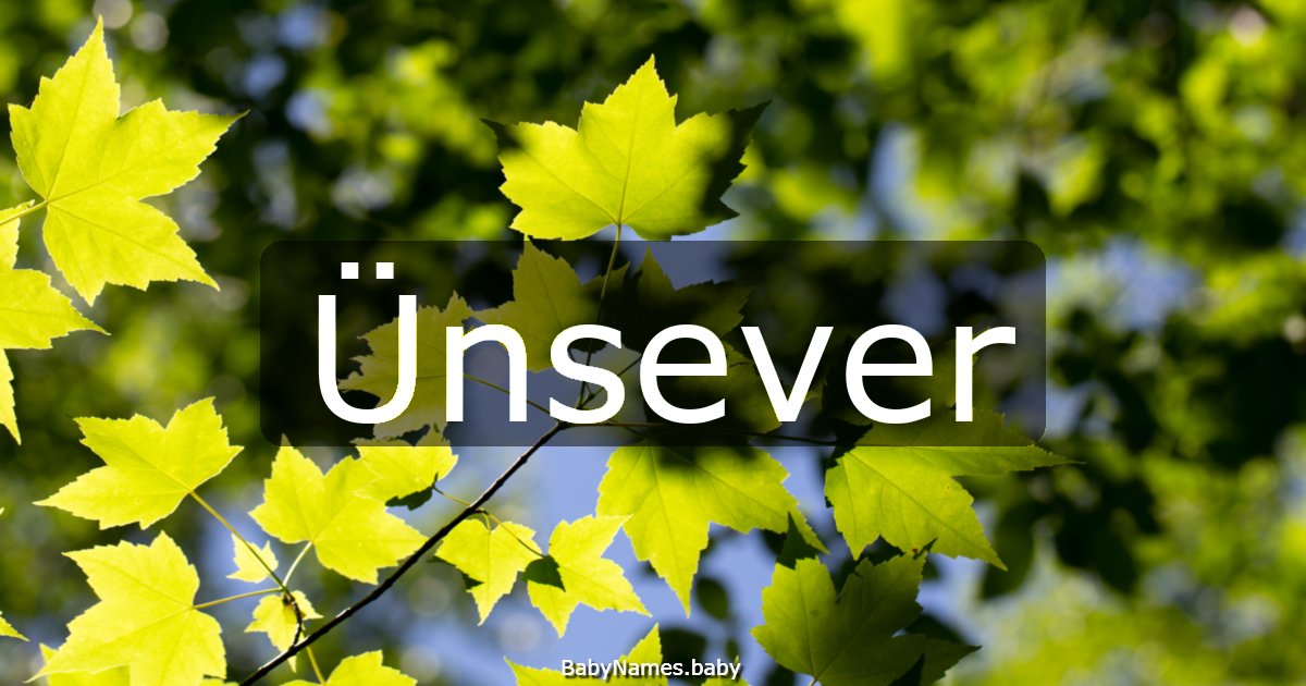 Ünsever