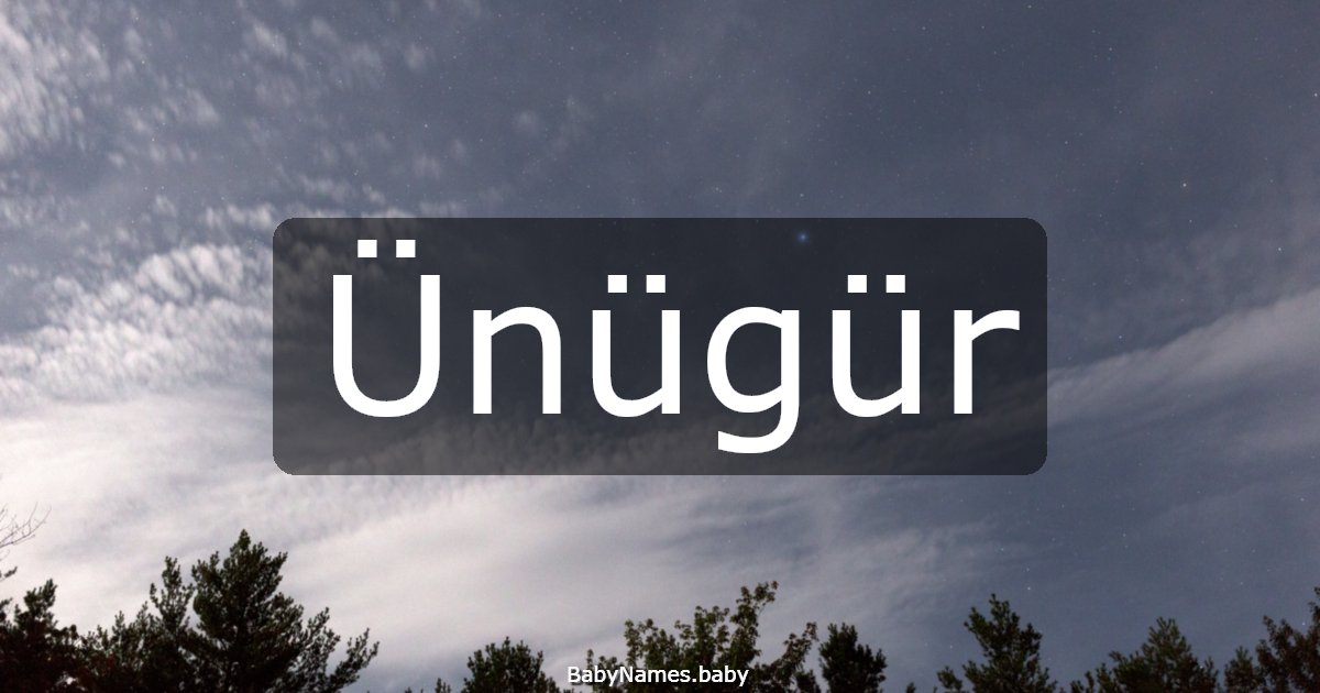 Ünügür