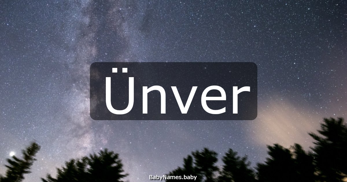 Ünver