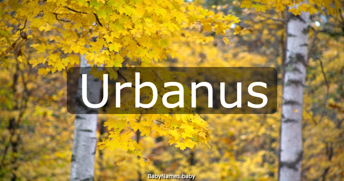 Urbanus