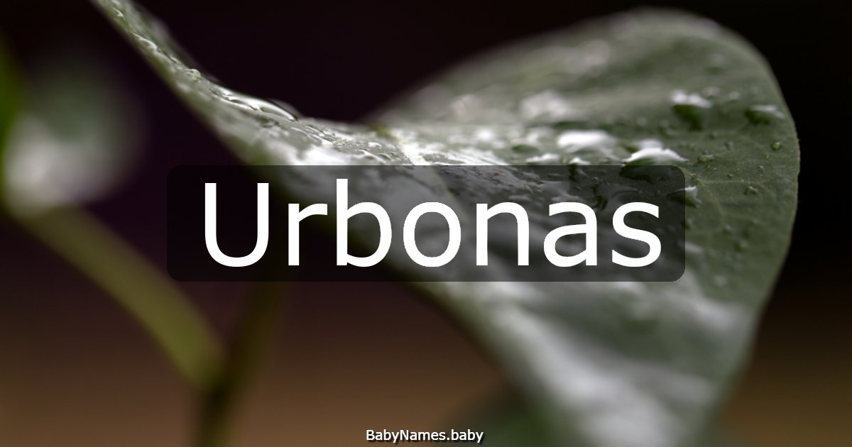 Urbonas