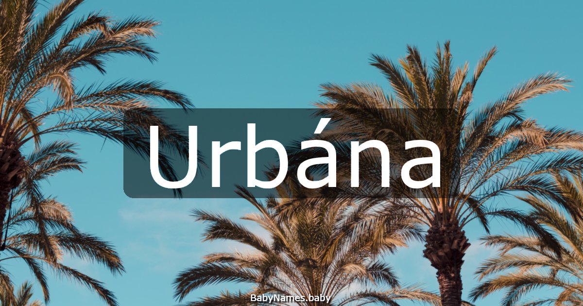 Urbána