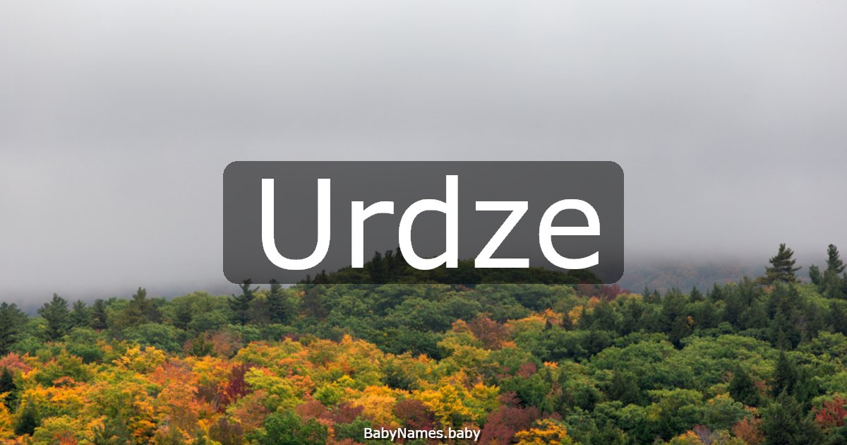 Urdze