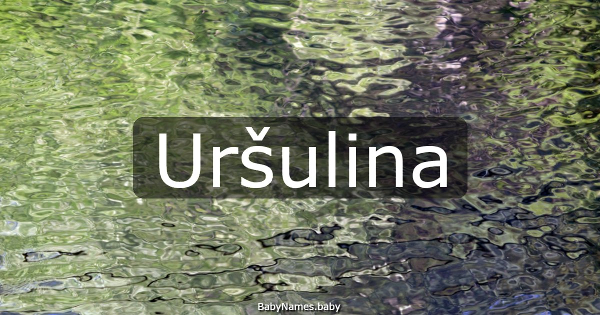 Uršulina