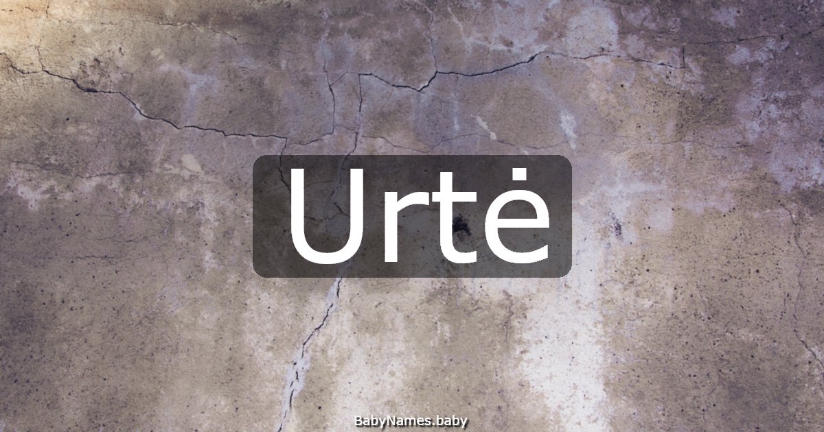 Urtė