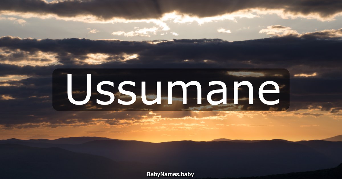 Ussumane