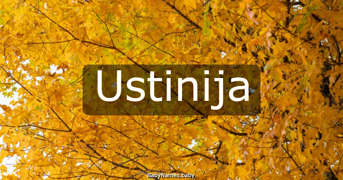 Ustinija