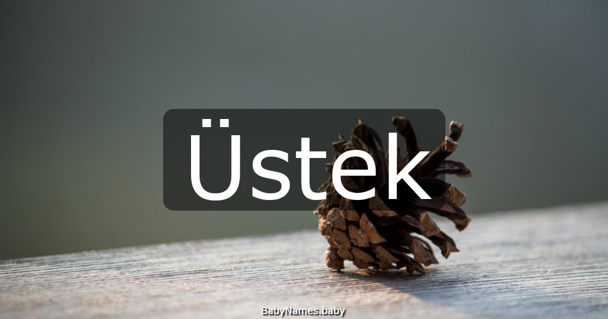 Üstek