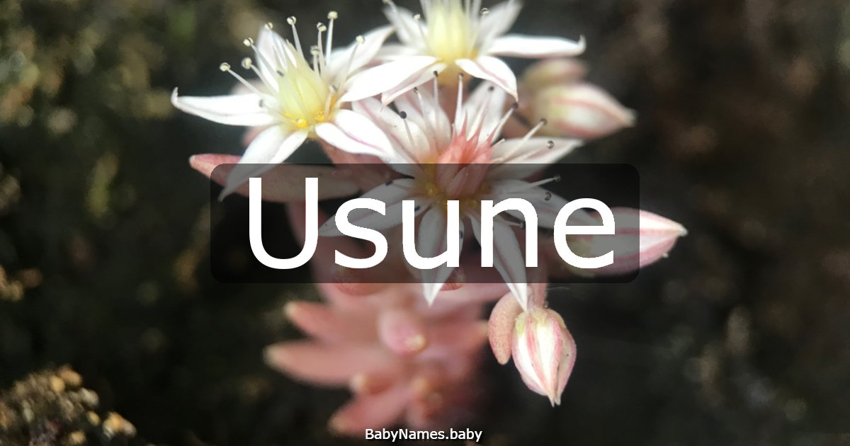 Usune