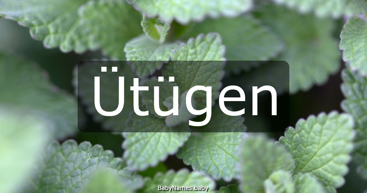 Ütügen