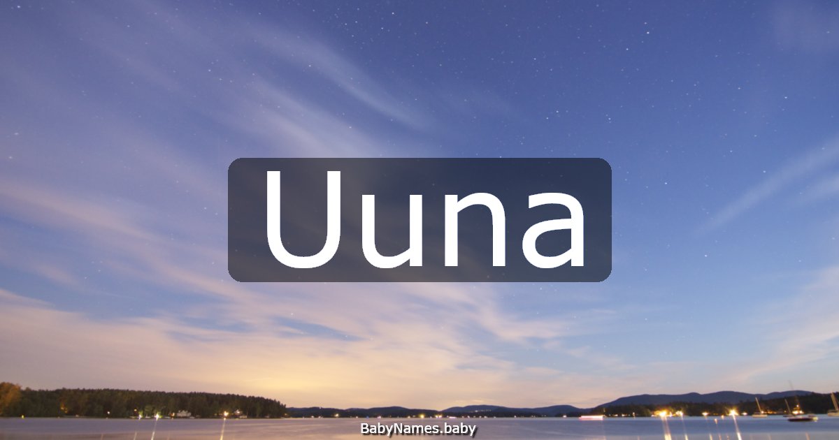 Uuna