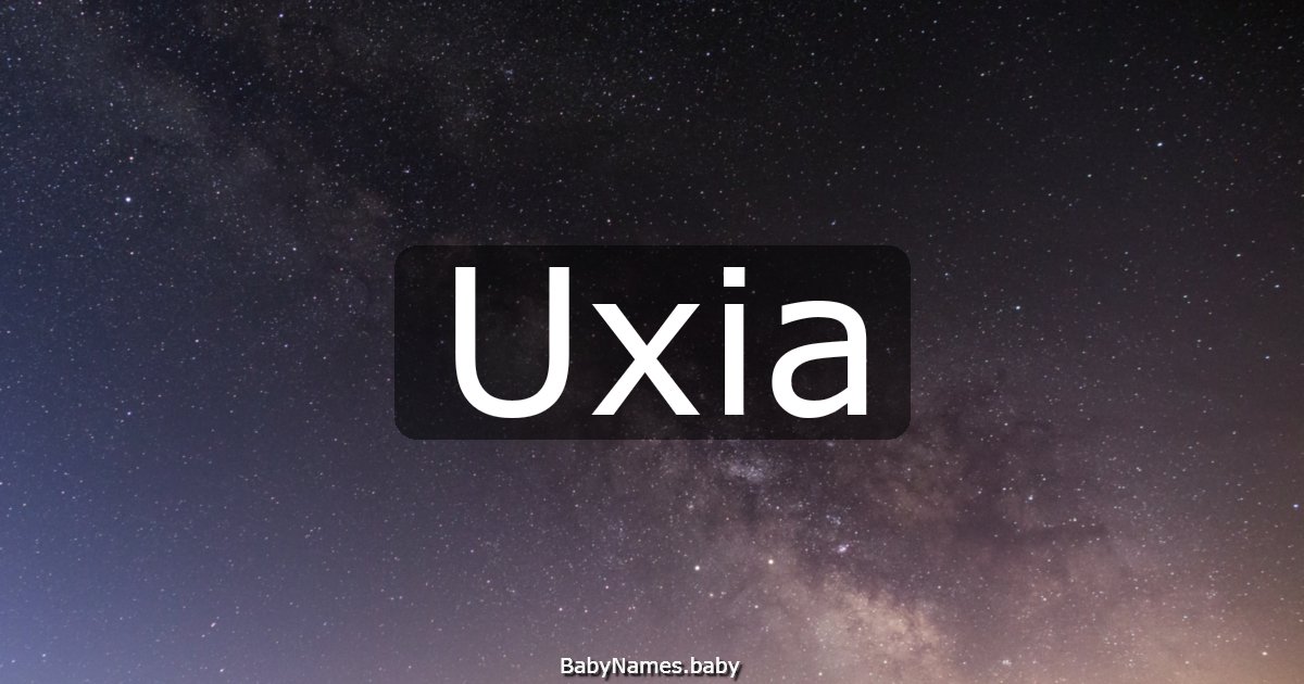 Uxia