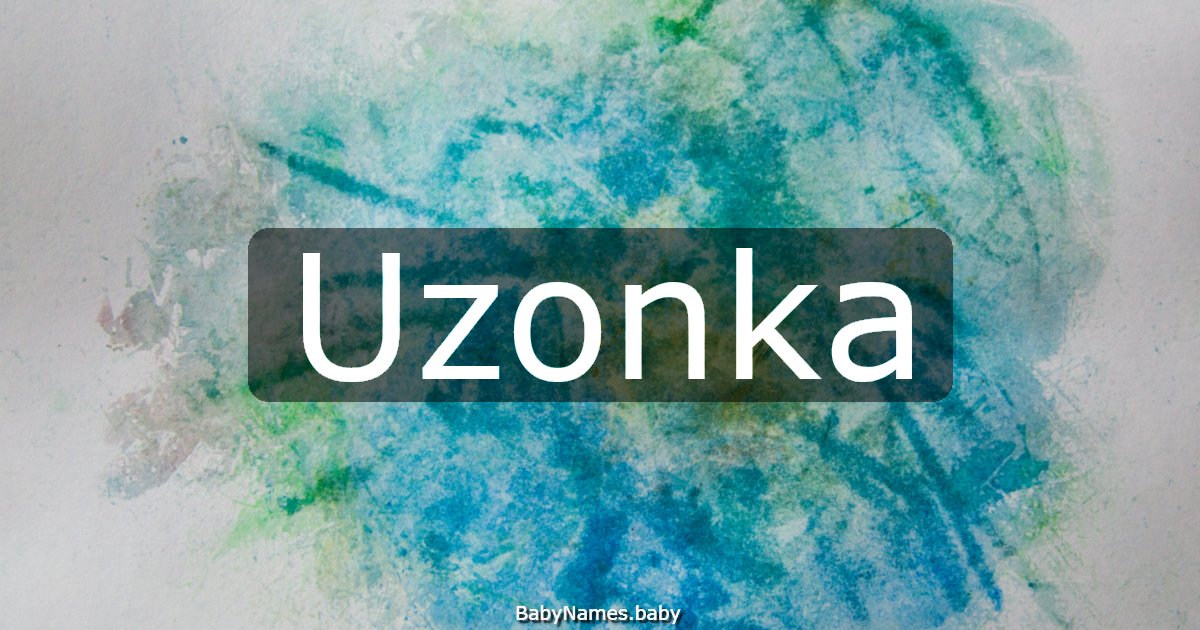 Uzonka