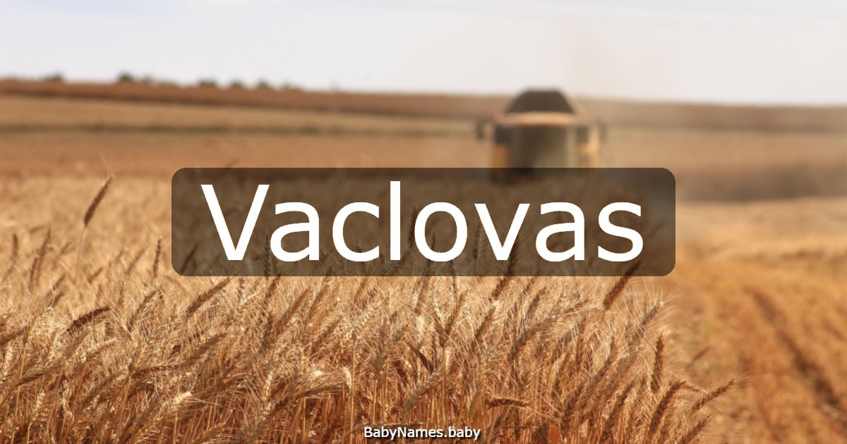 Vaclovas