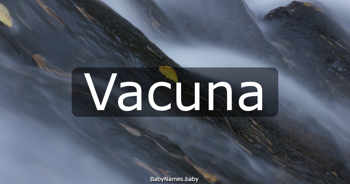 Vacuna