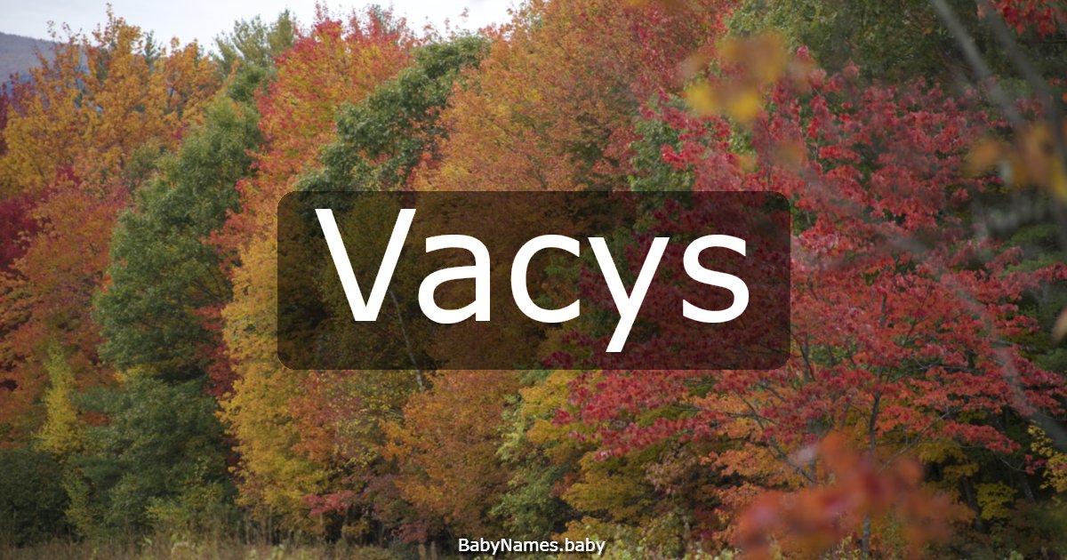 Vacys