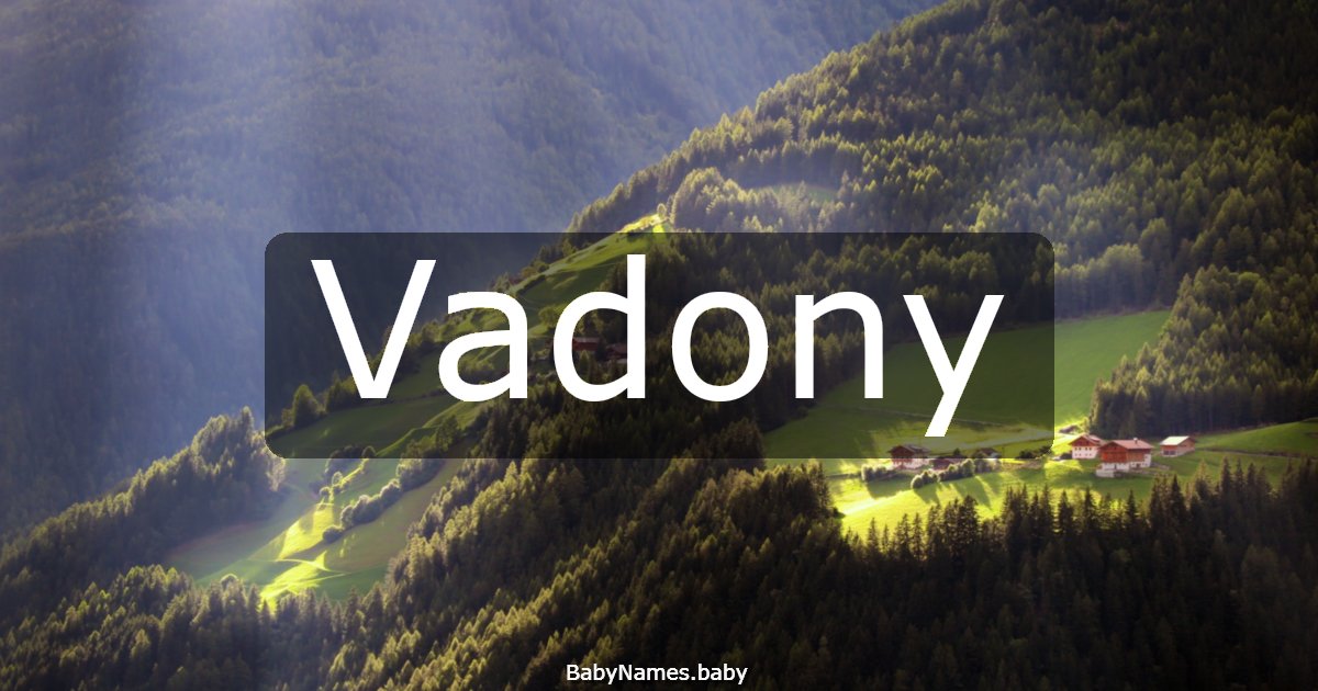 Vadony