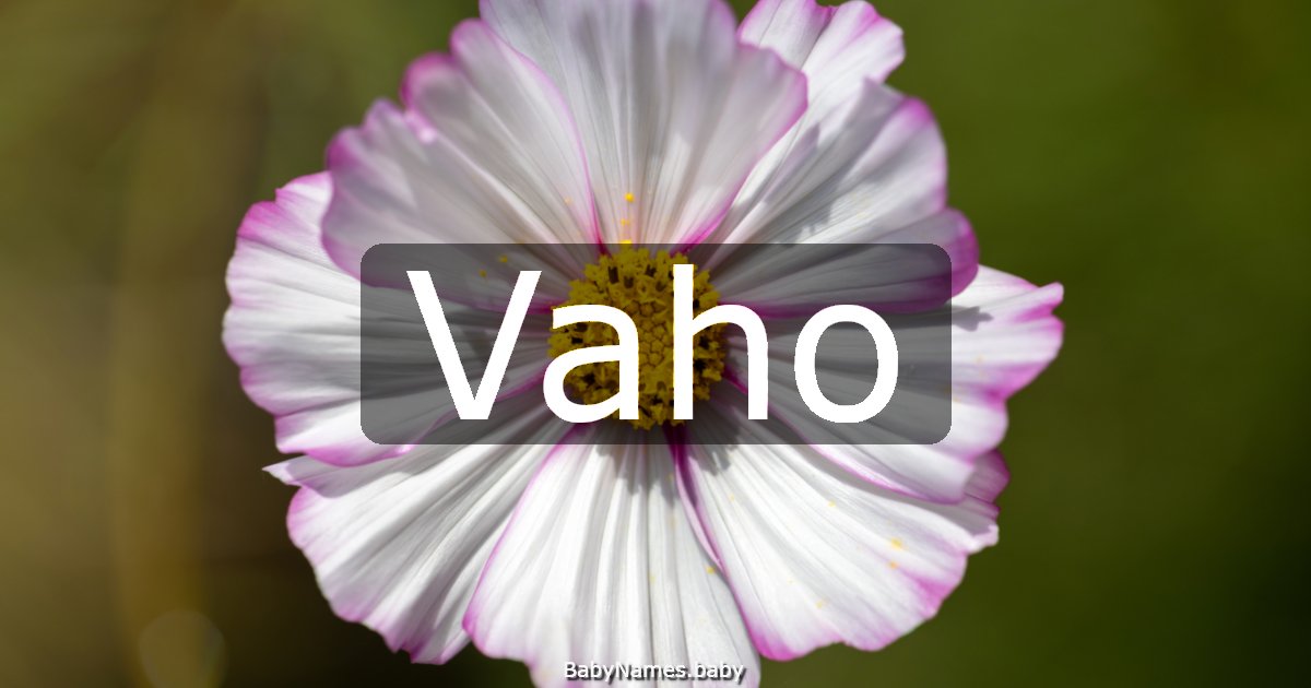 Vaho