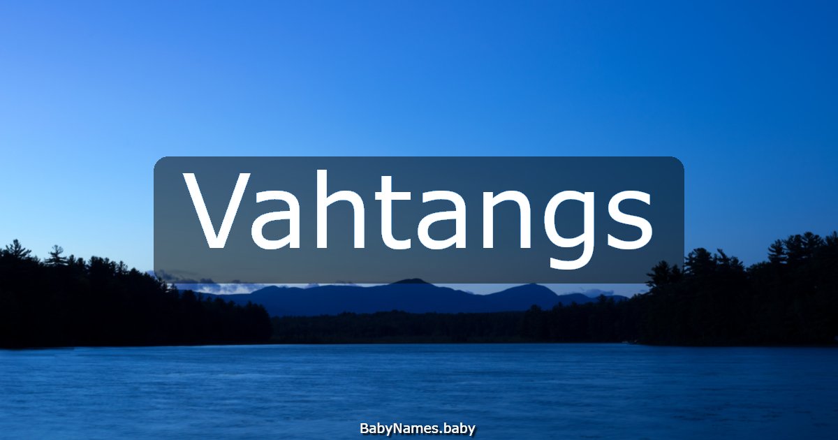 Vahtangs