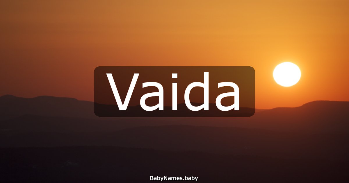 Vaida