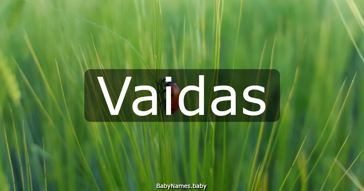 Vaidas