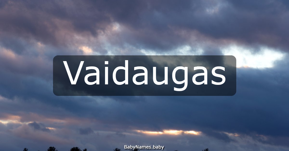 Vaidaugas