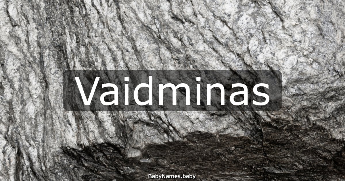 Vaidminas