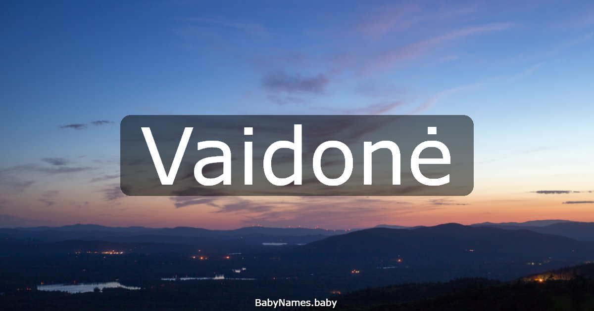 Vaidonė
