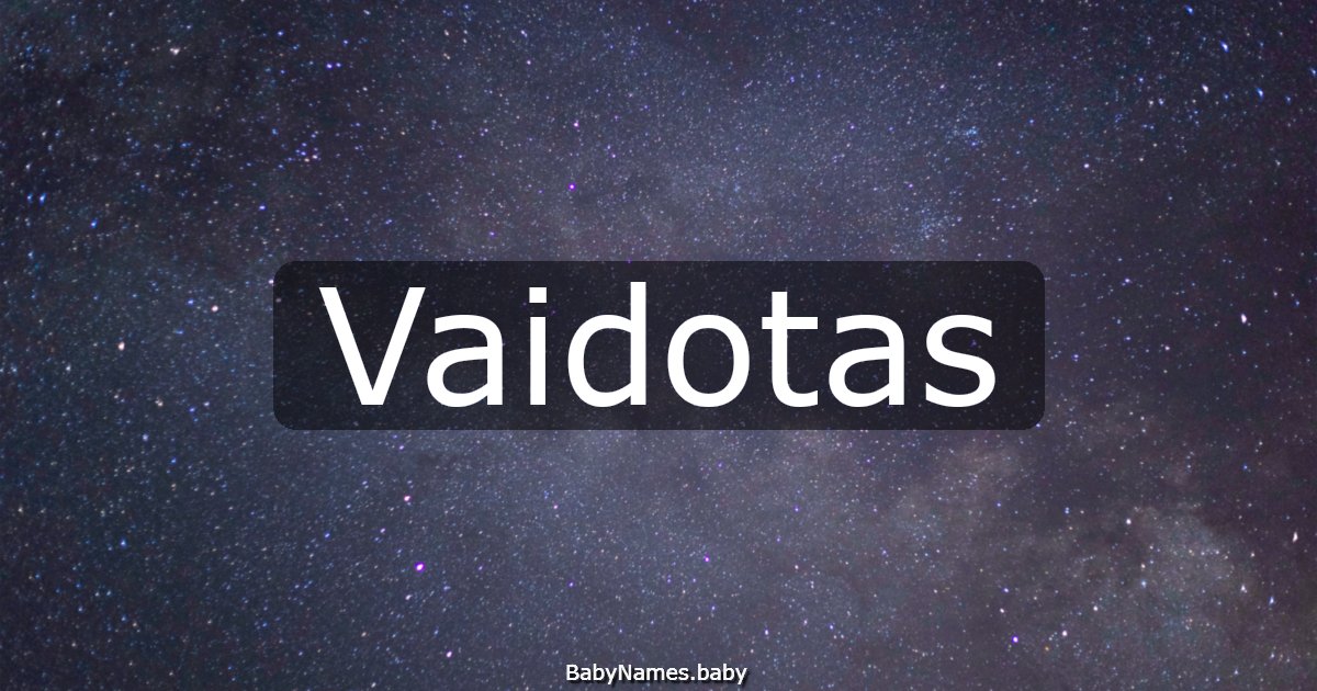Vaidotas