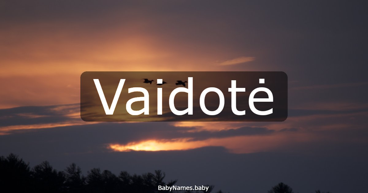 Vaidotė