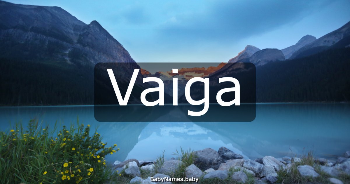 Vaiga