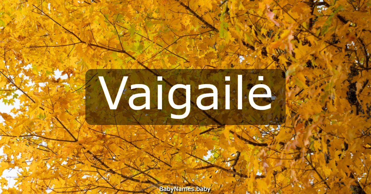 Vaigailė