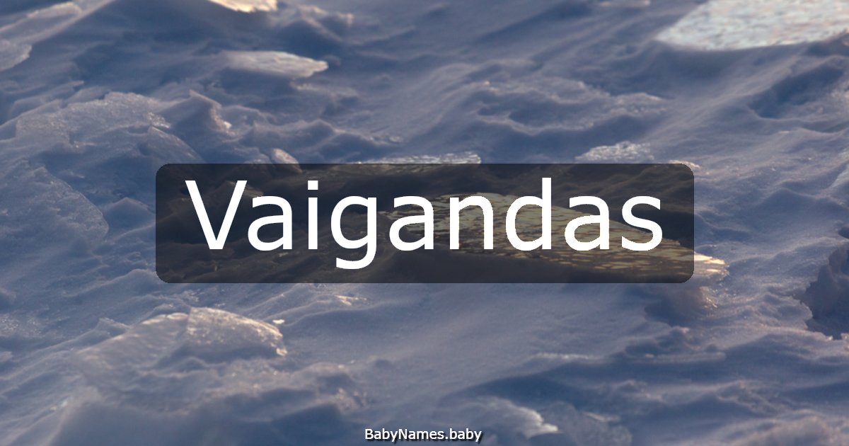 Vaigandas