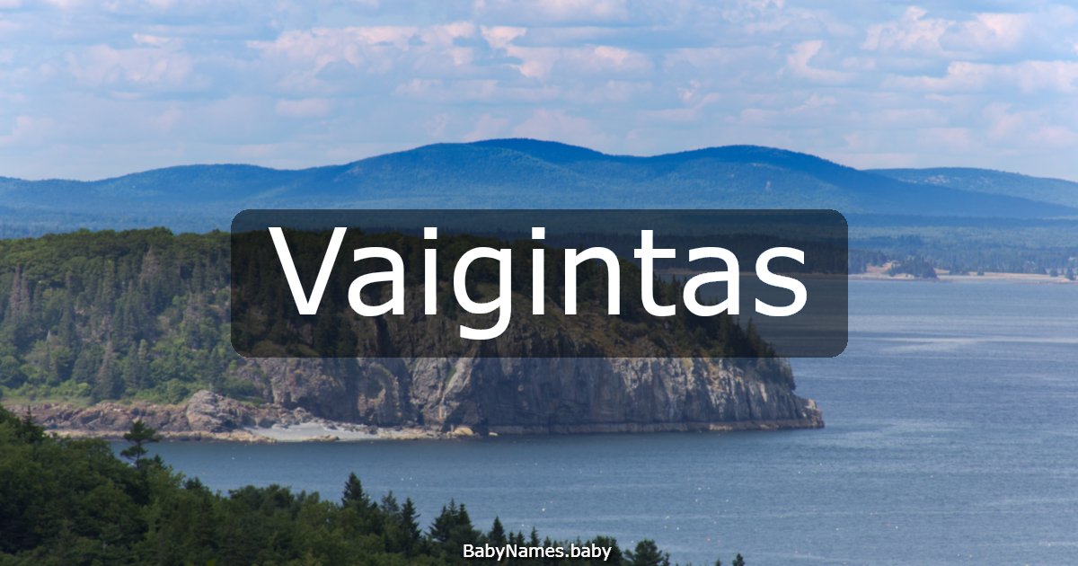 Vaigintas