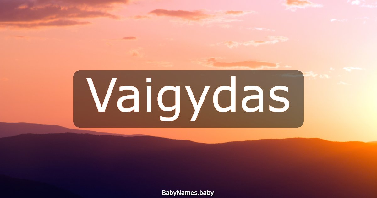 Vaigydas