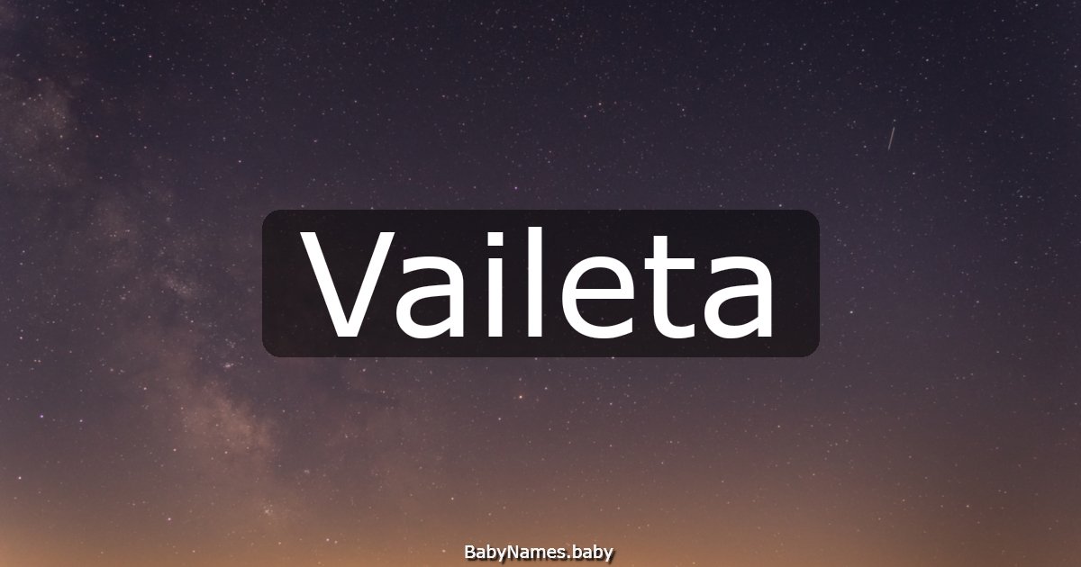 Vaileta