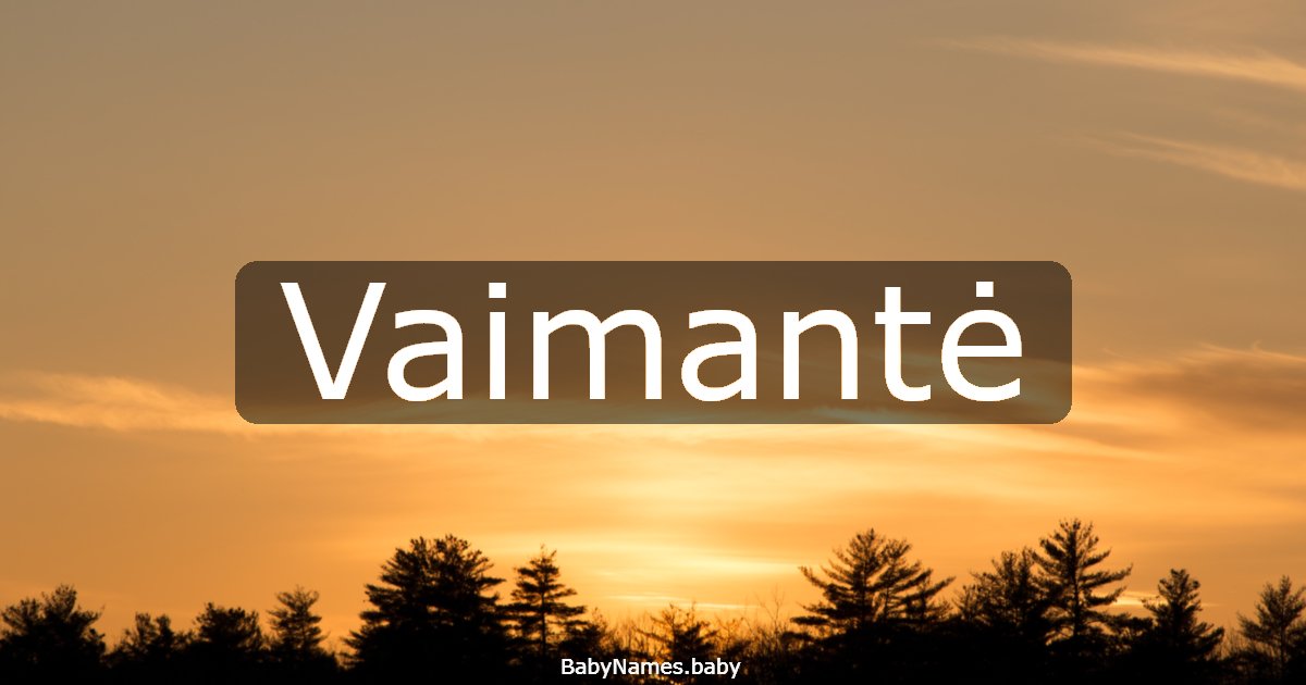 Vaimantė