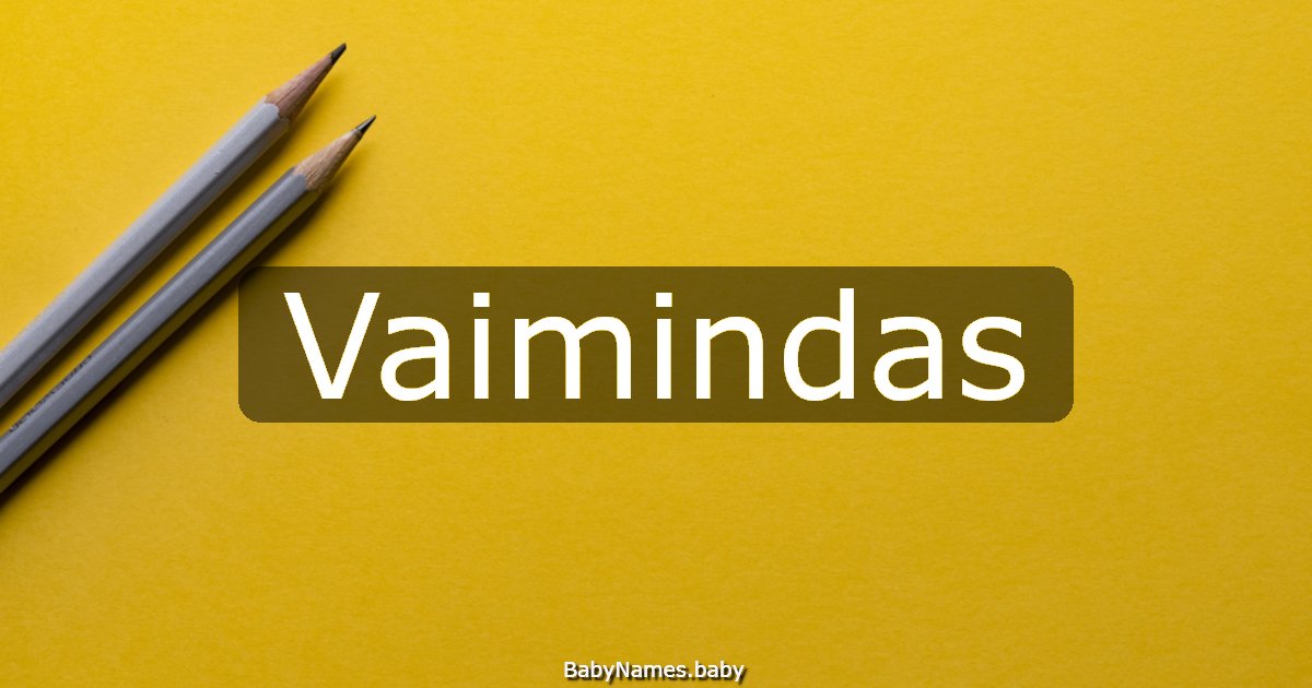 Vaimindas