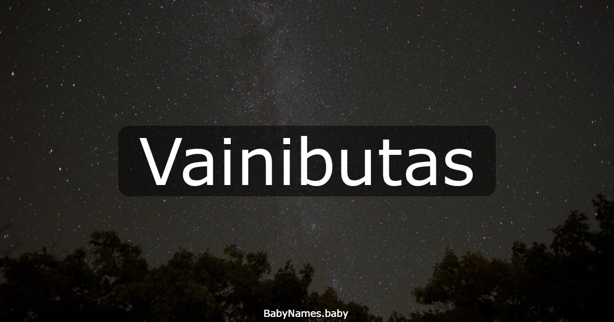 Vainibutas