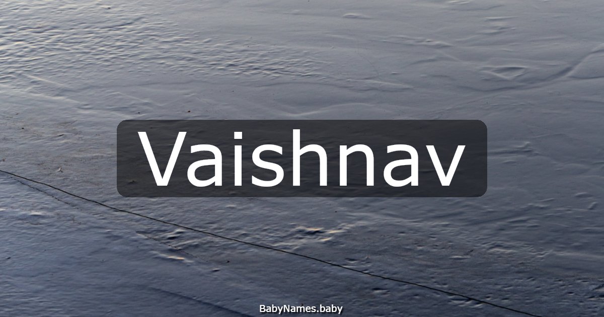 Vaishnav
