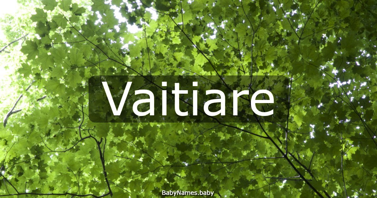 Vaitiare