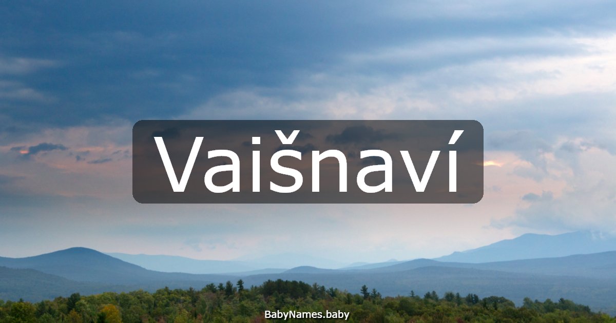 Vaišnaví
