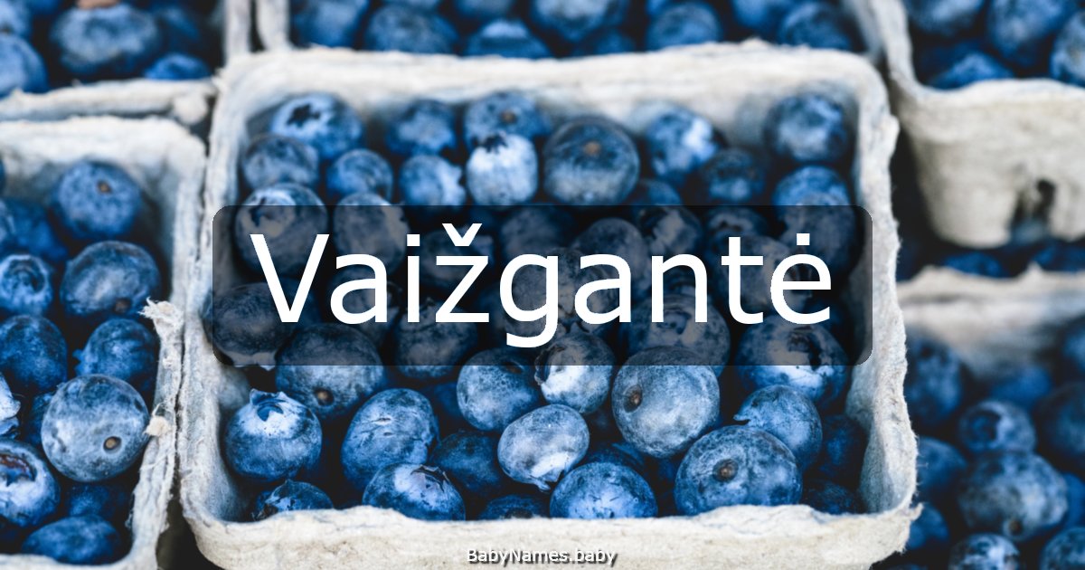 Vaižgantė
