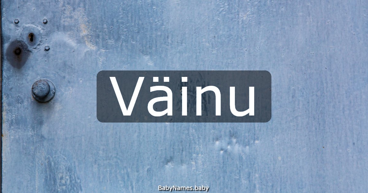 Väinu