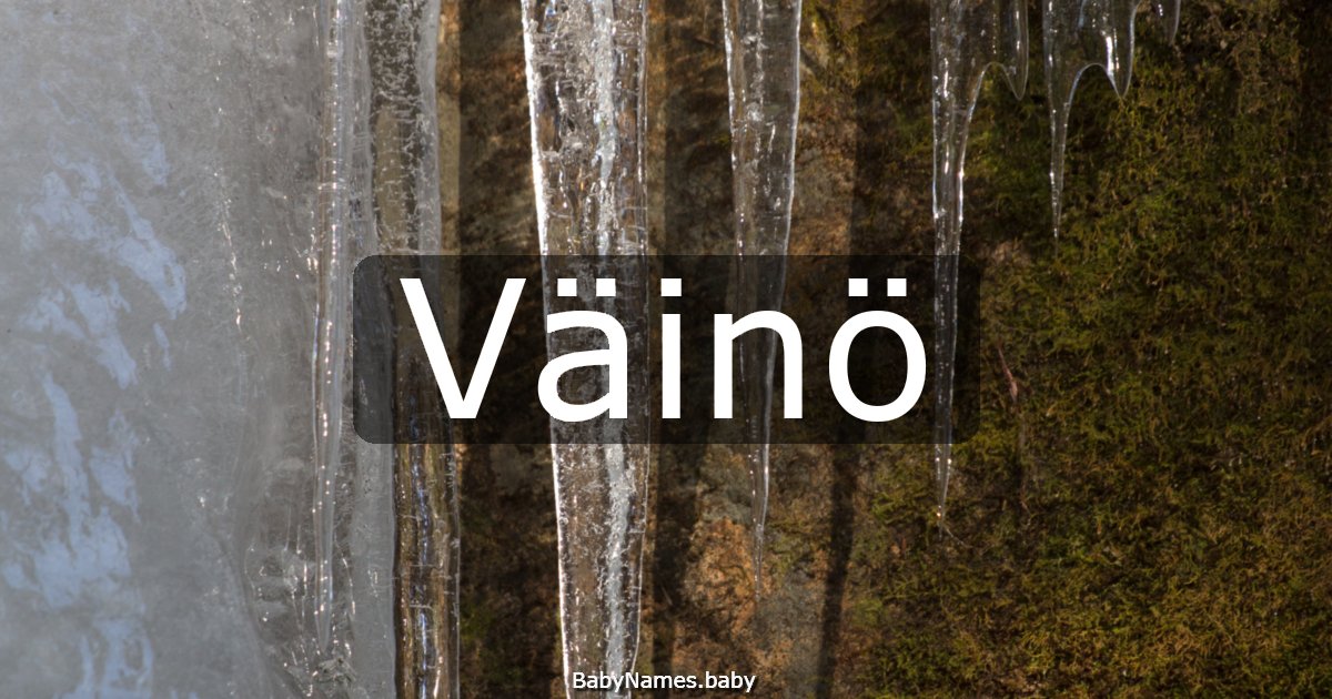 Väinö