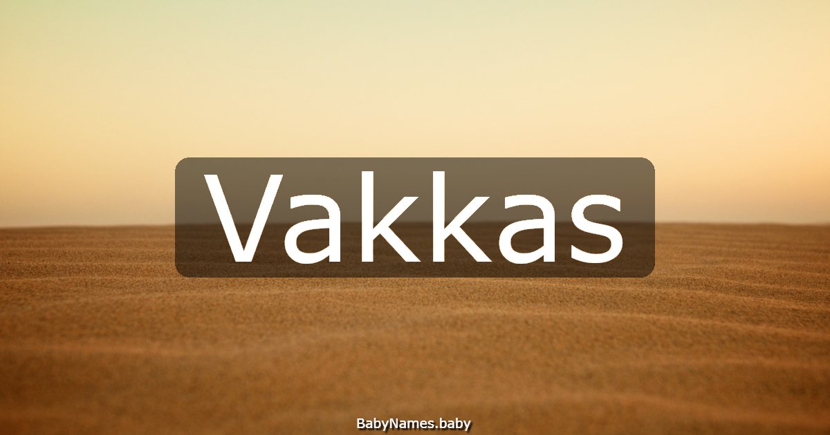 Vakkas
