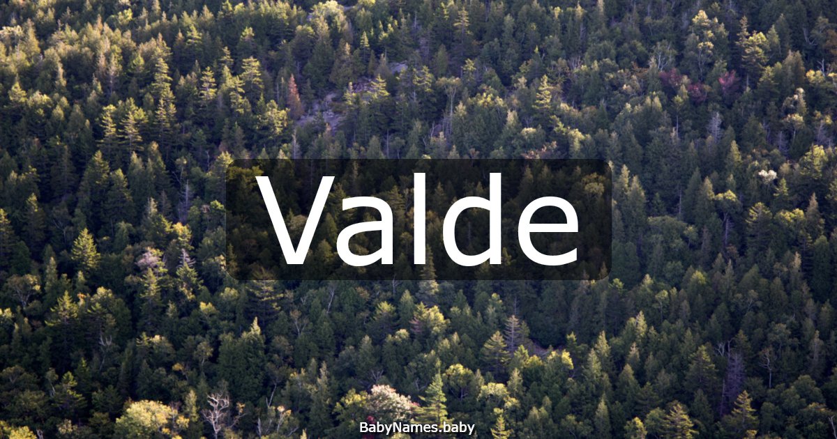 Valde