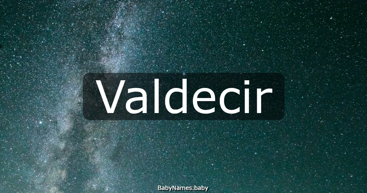 Valdecir
