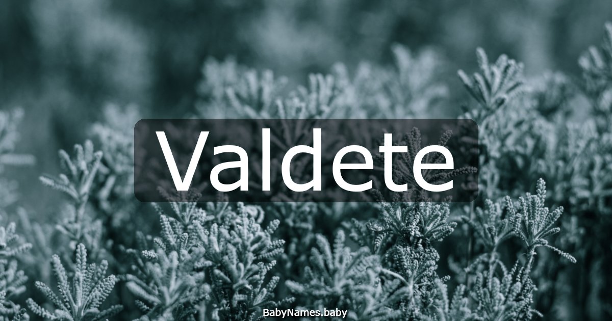 Valdete