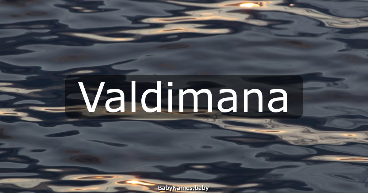 Valdimana